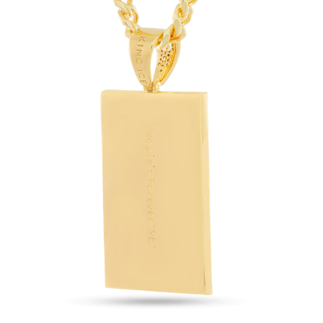 No Limit Records x King Ice - 98 Dynasty Dog Tag Necklace