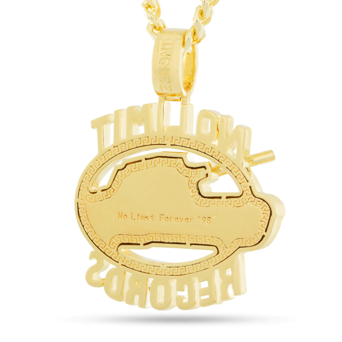No Limit Records x King Ice - 98 Logo Necklace