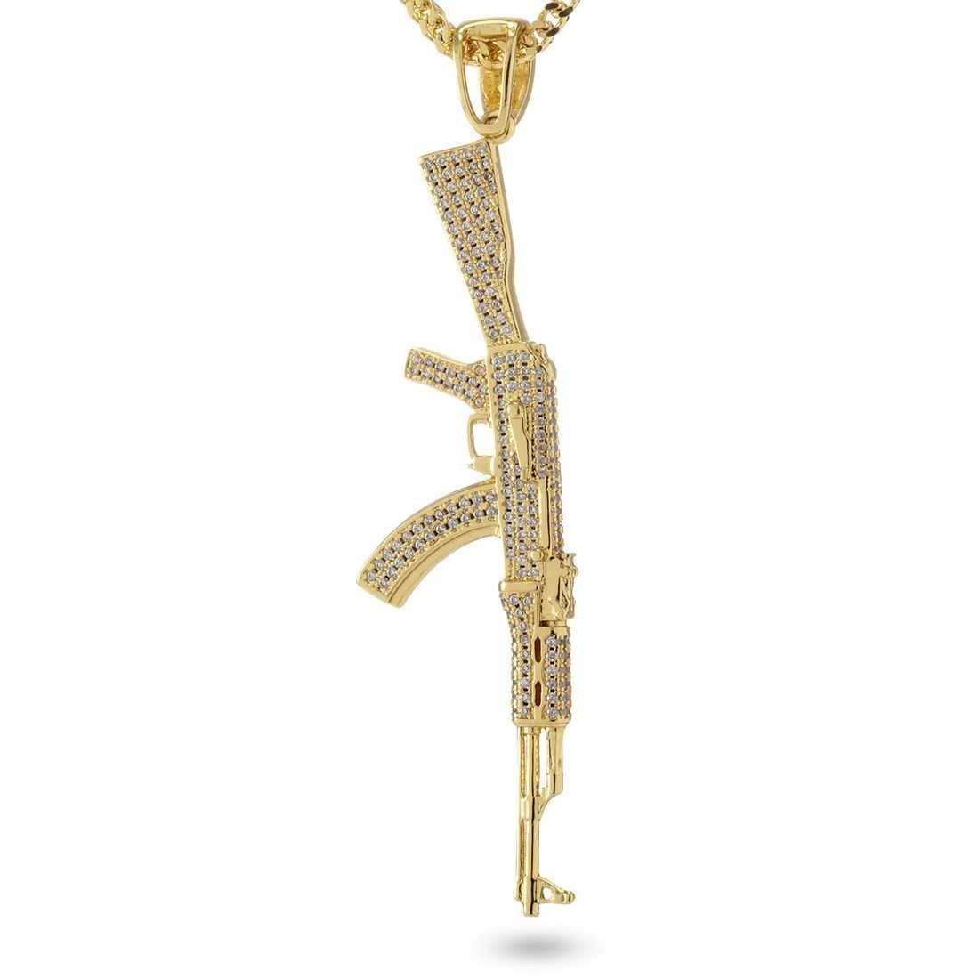 Iced AK-47 Necklace