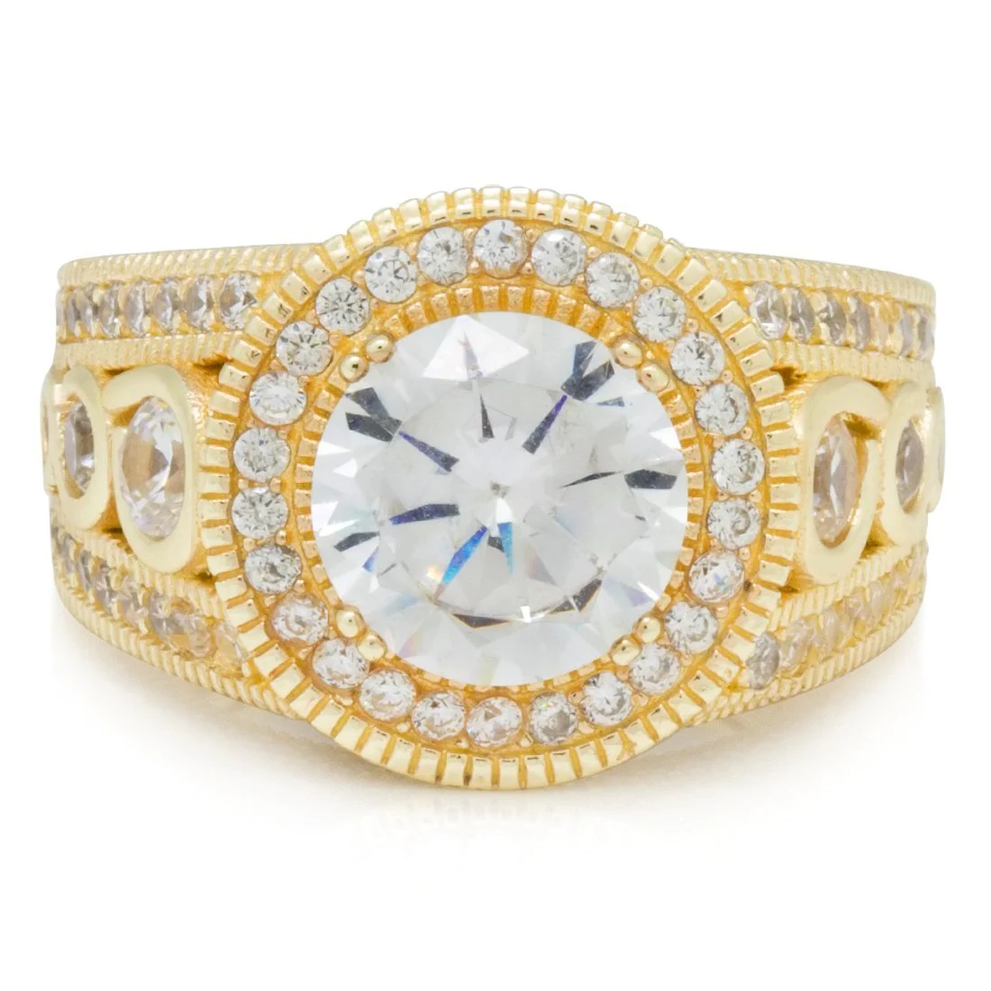 Brilliant-Cut Signet Ring