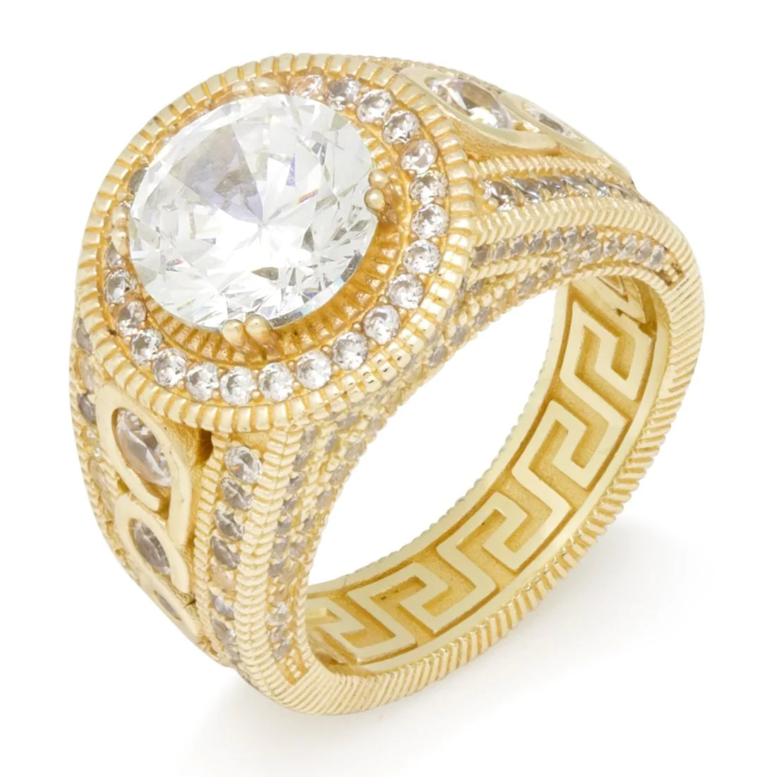 Brilliant-Cut Signet Ring