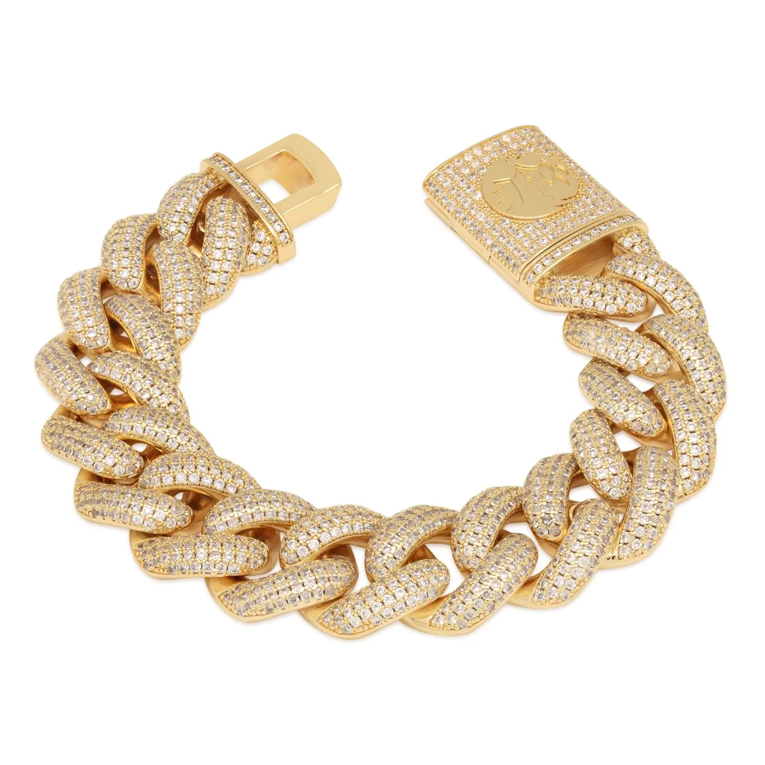 20mm Iced Miami Cuban Link Bracelet