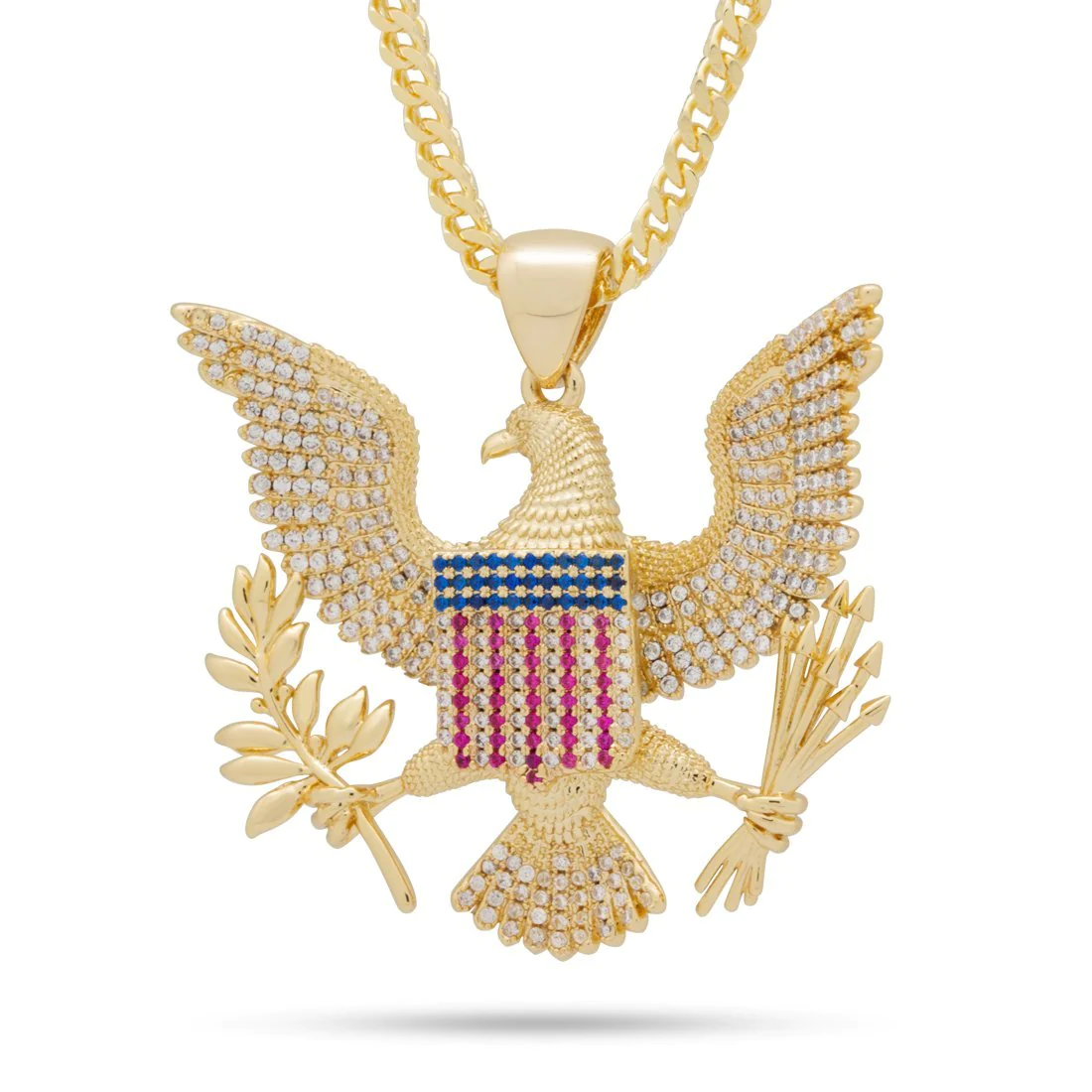US Eagle Seal Necklace