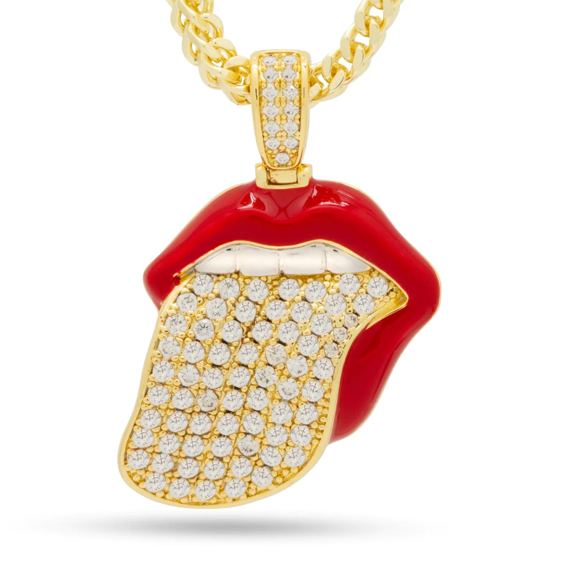 Red Tongue of Desire Necklace