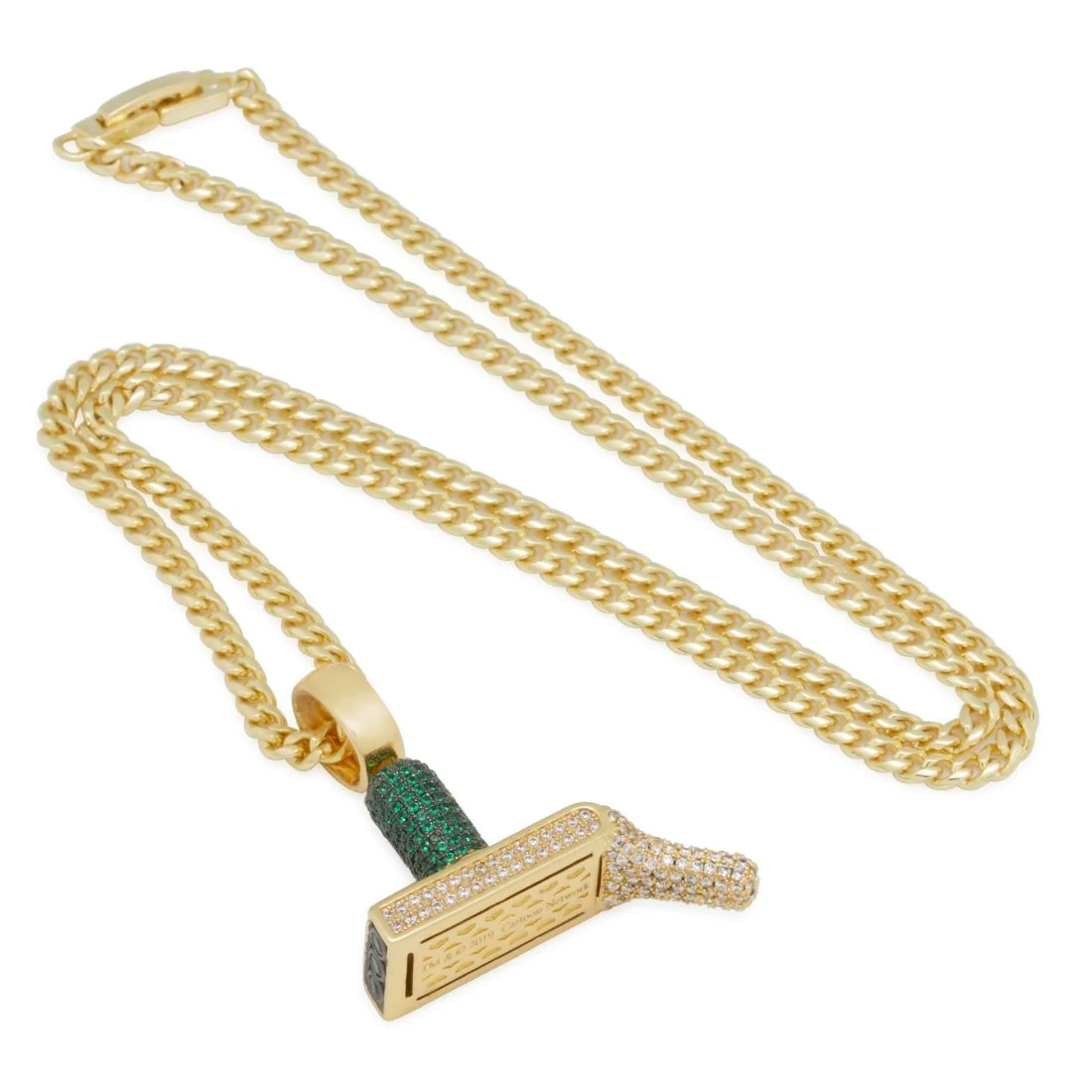 Rick and Morty x King Ice - Portal Gun Necklace