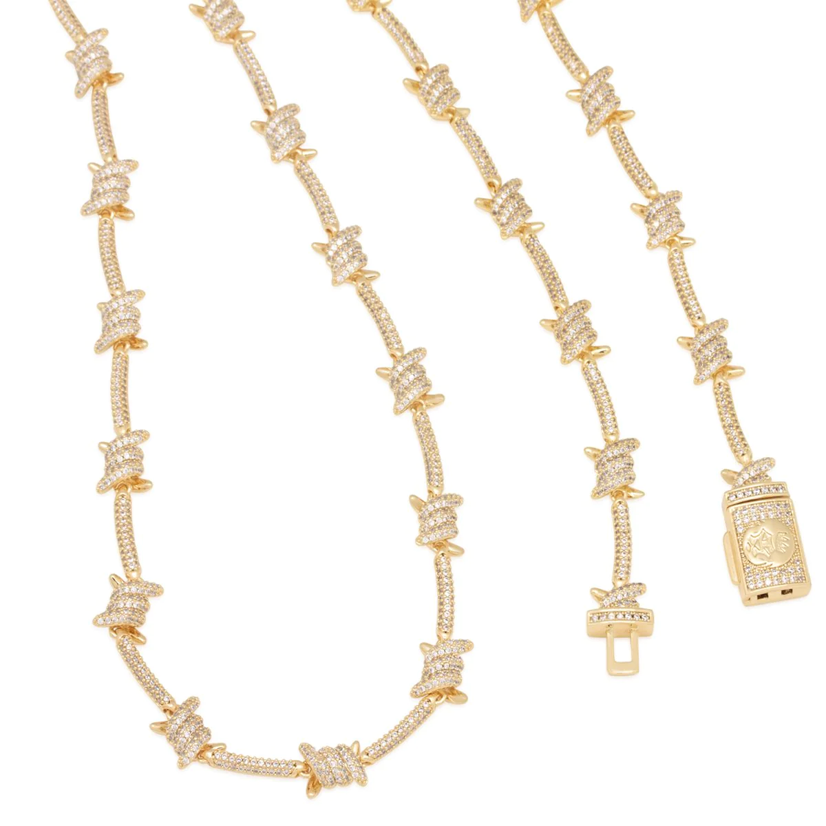 10mm Iced Barbed Wire Chain