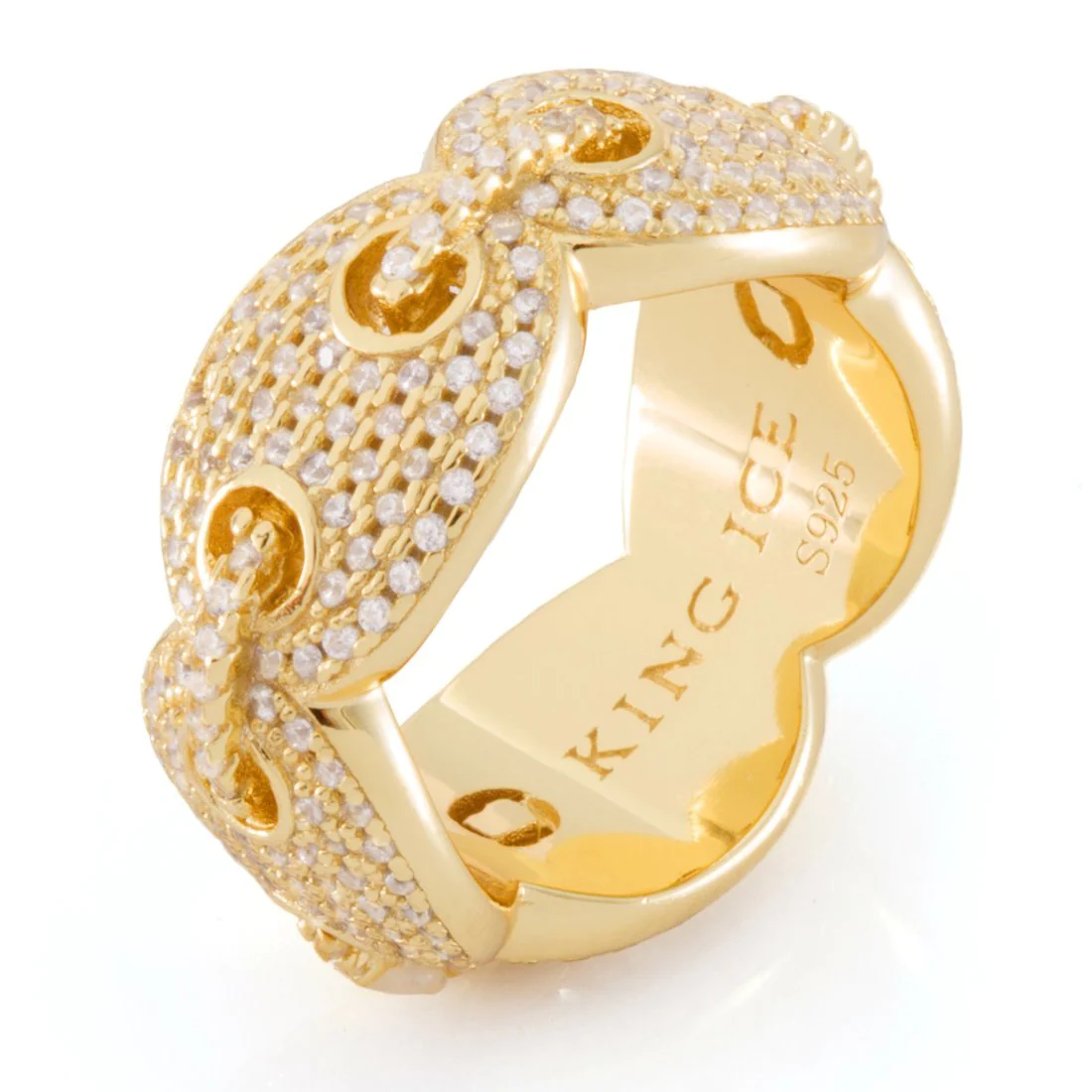 Sterling Silver G-Link Ring