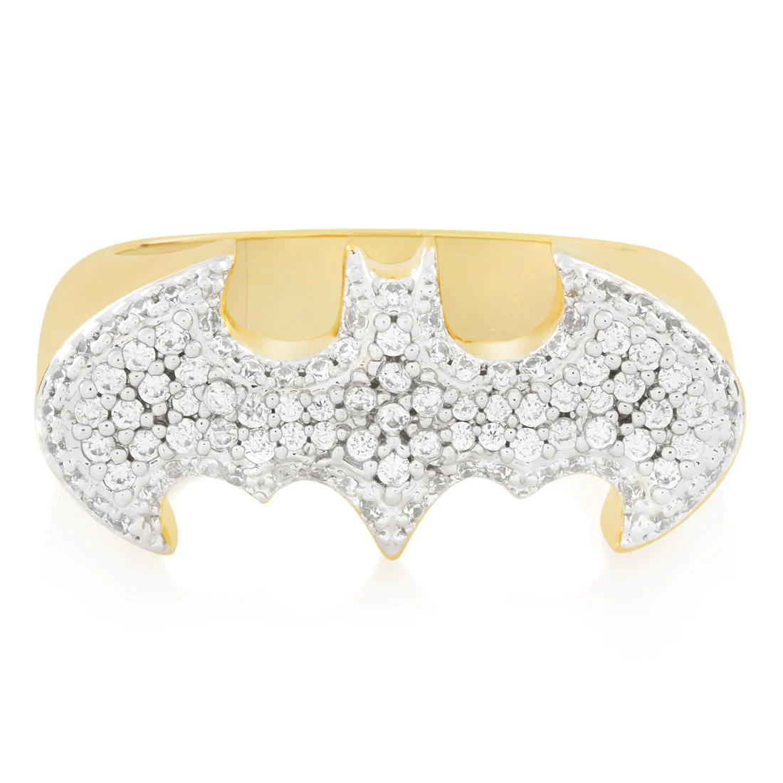 Batman x King Ice - 11mm Classic Batman Logo Ring