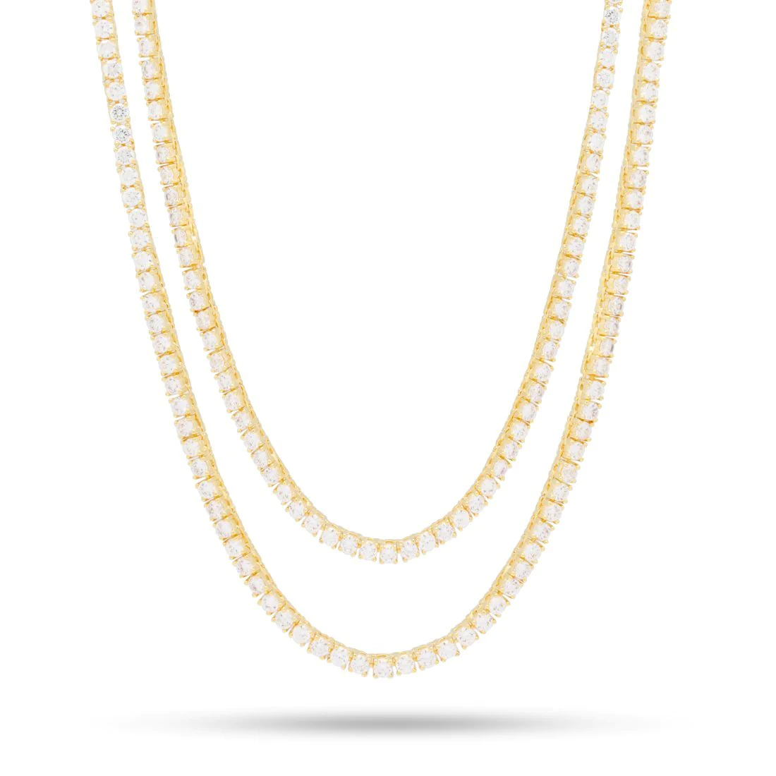 3mm Tennis Chain Choker Set