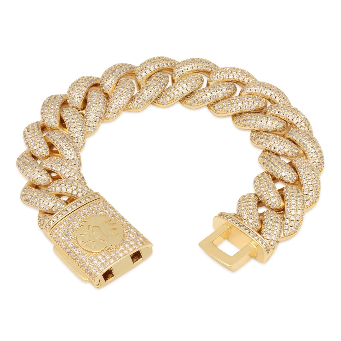 20mm Iced Miami Cuban Link Bracelet