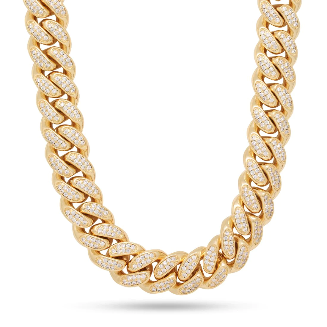 18mm Iced Miami Cuban Link Chain