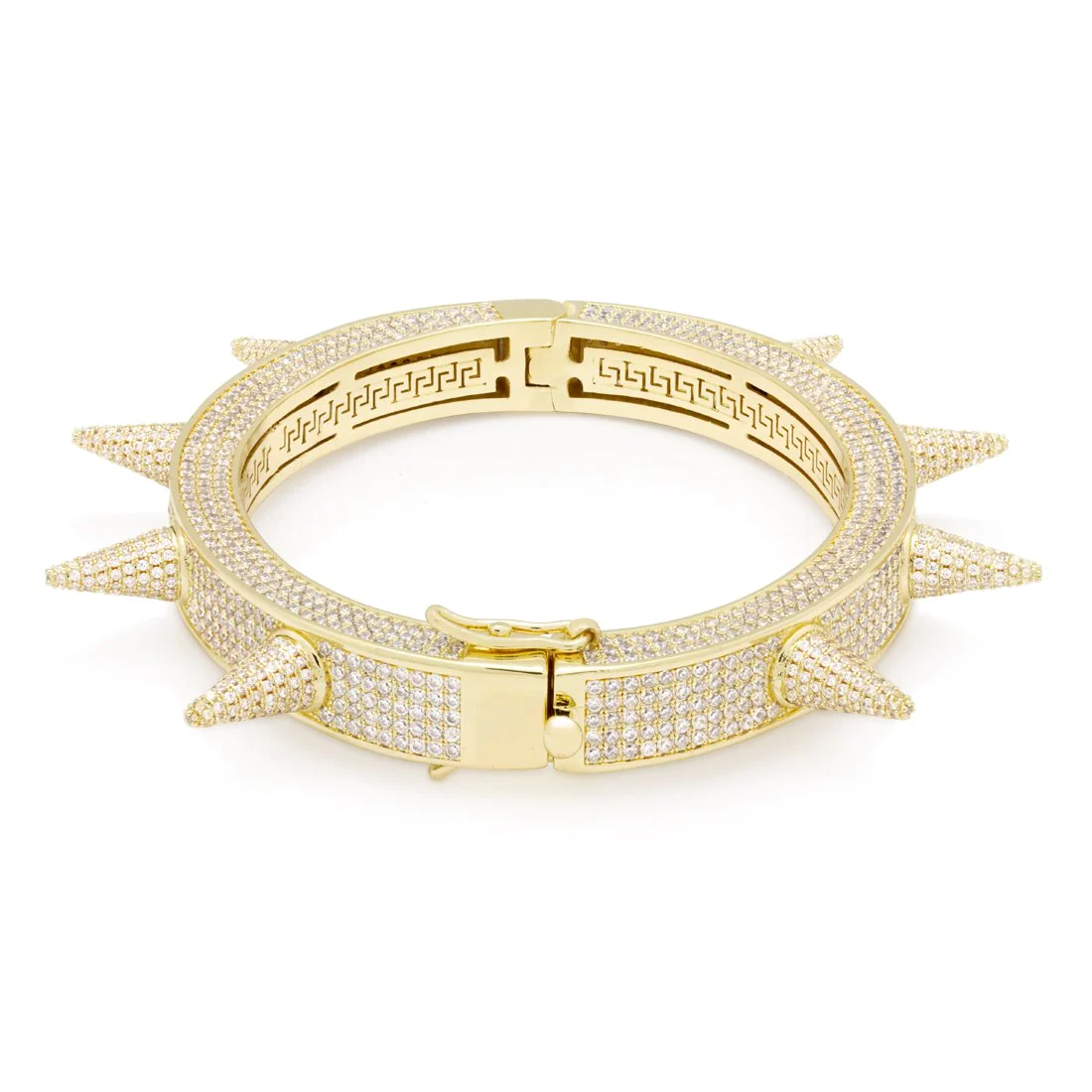 4mm Spike Studded Bangle Bracelet