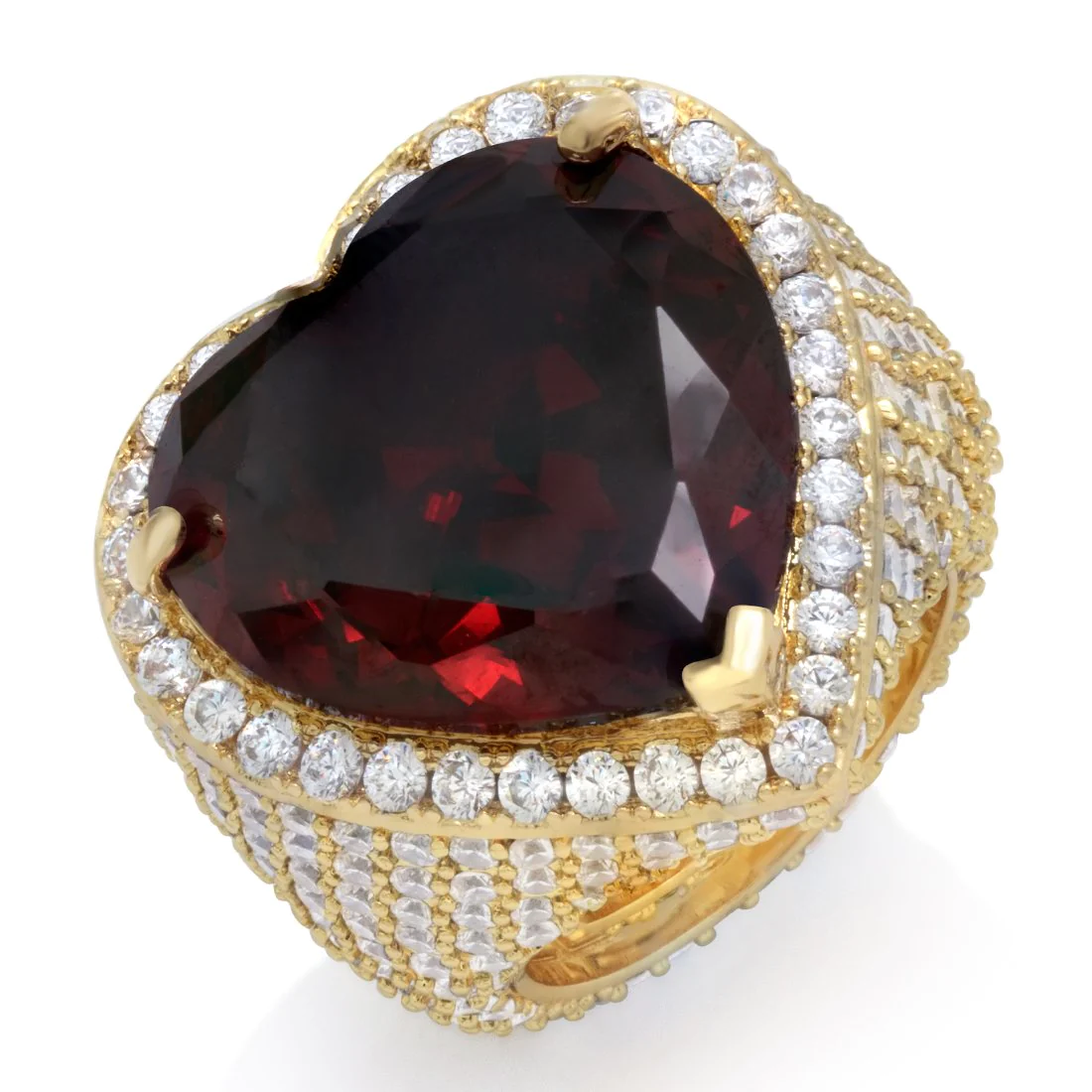 Ruby Heart Ring