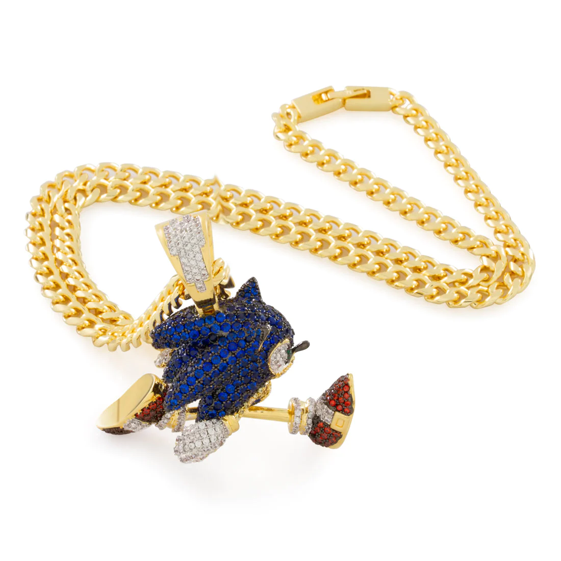 Sonic the Hedgehog x King Ice - Fast Sonic Necklace