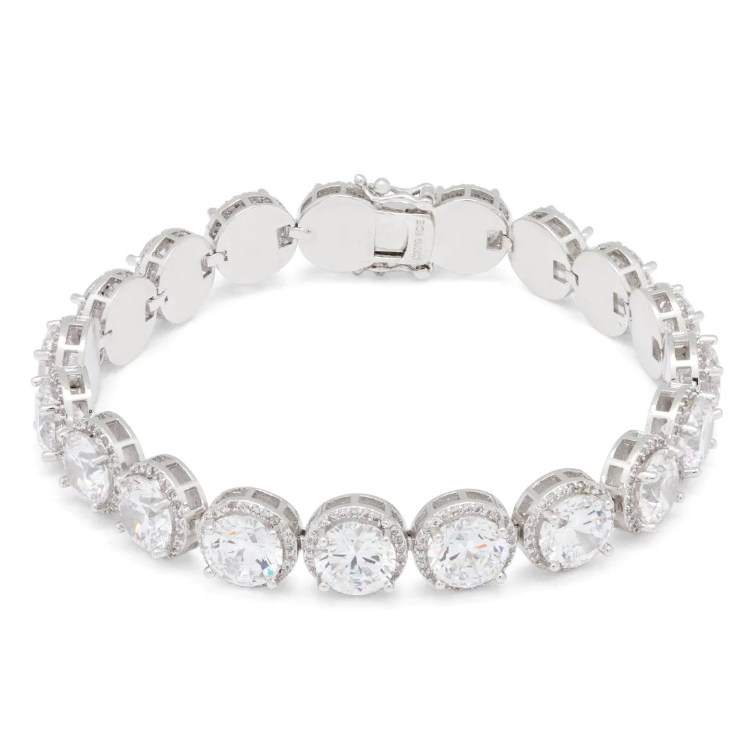 8mm Brillaint-Cut Tennis Bracelet
