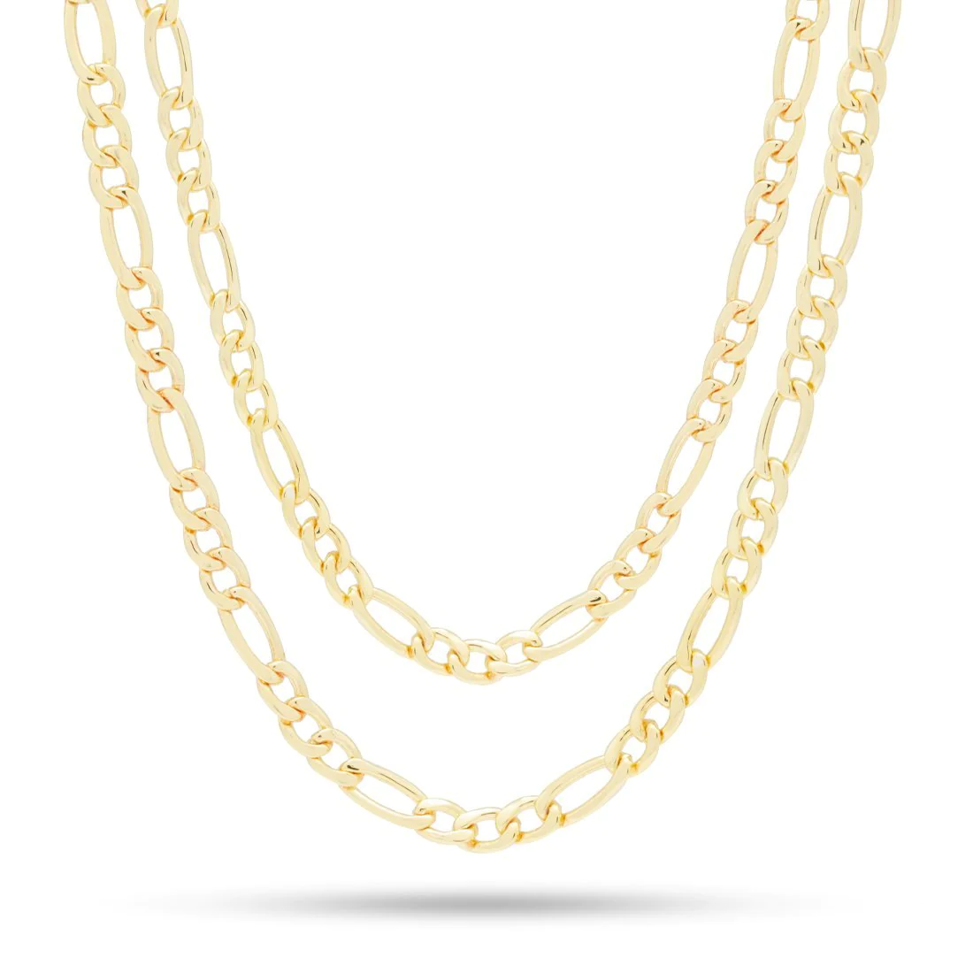 5mm Figaro Chain Choker Set