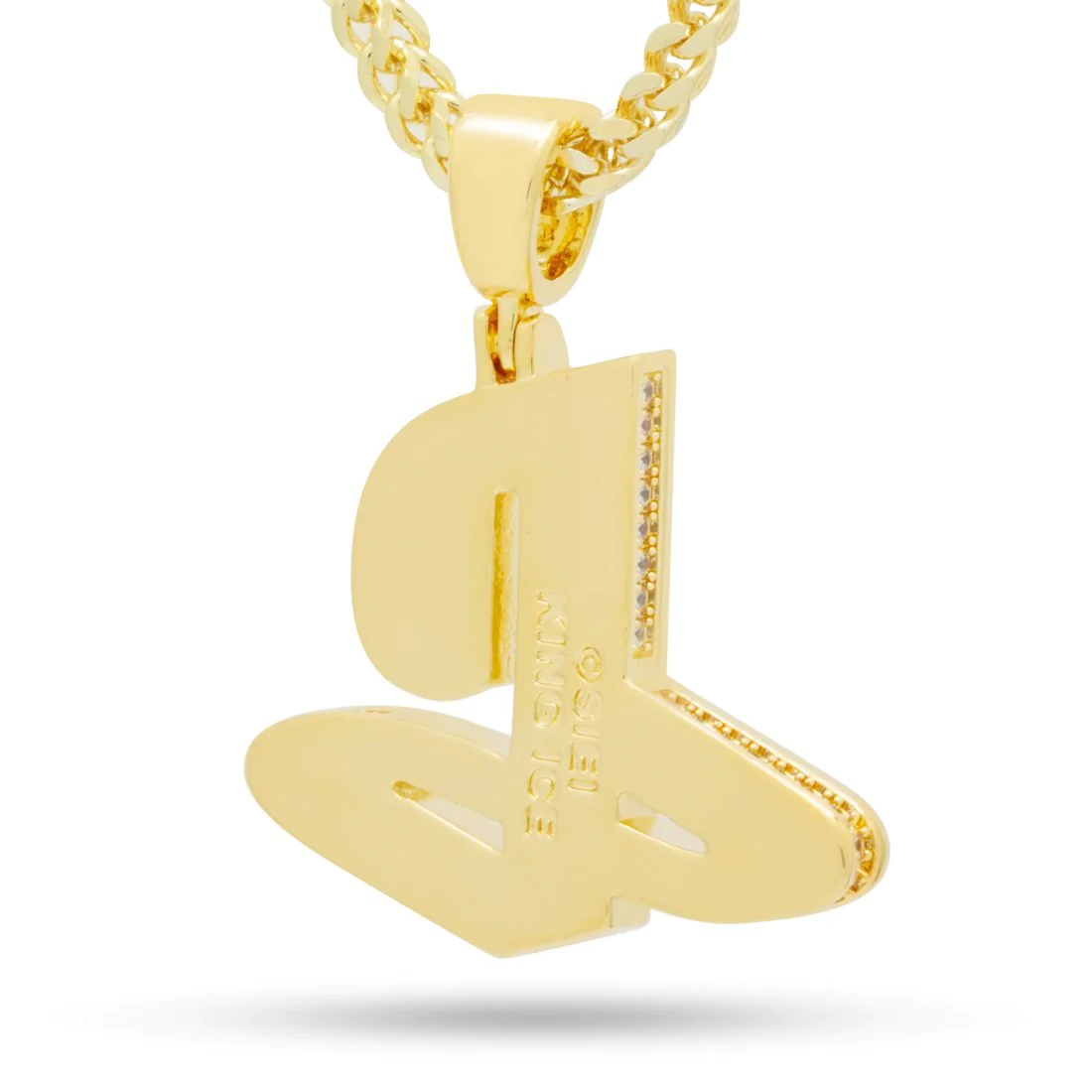 Inspired by PlayStation® - Iced Classic PS Logo Necklace