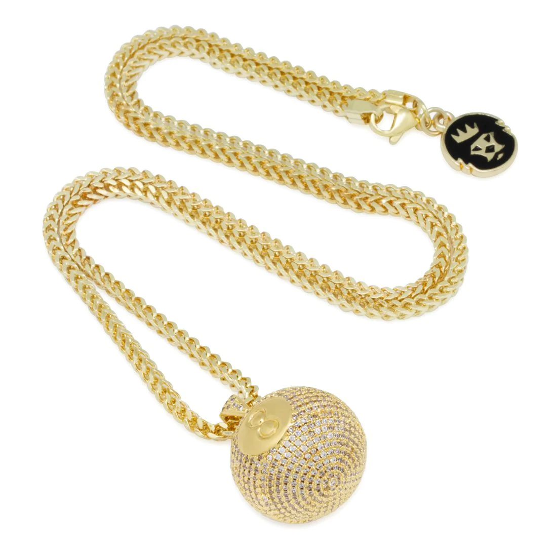 8-Ball Billiard Necklace