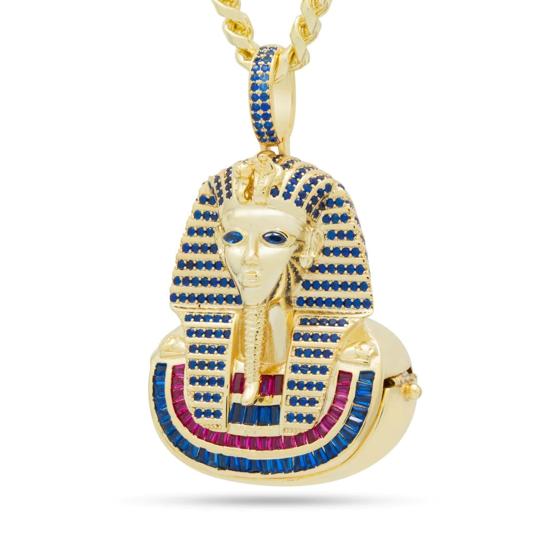 Iced King Tut Stash Necklace