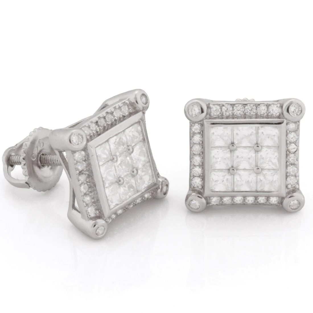 Pronged Stud Earrings