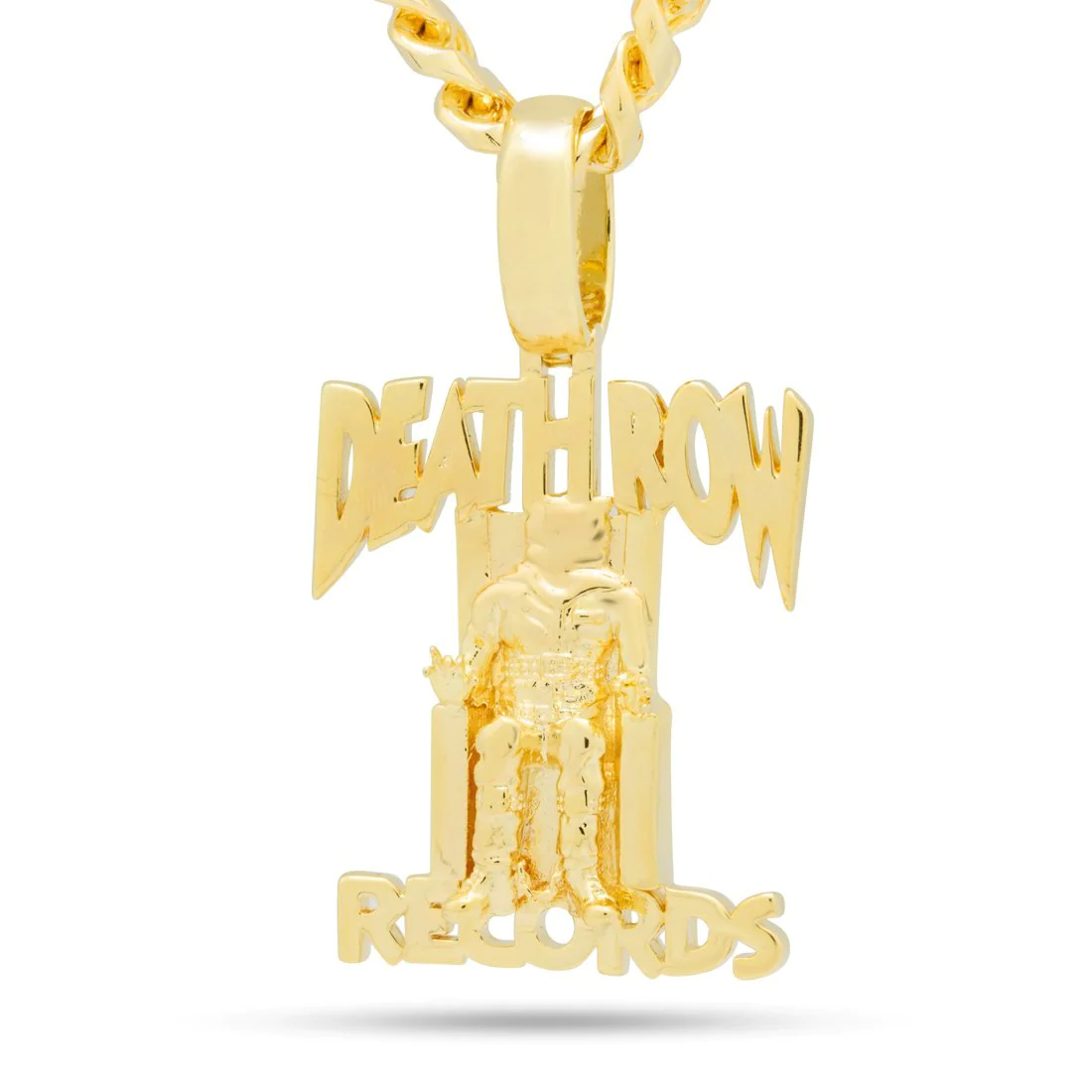 Death Row Records x King Ice - Logo Necklace