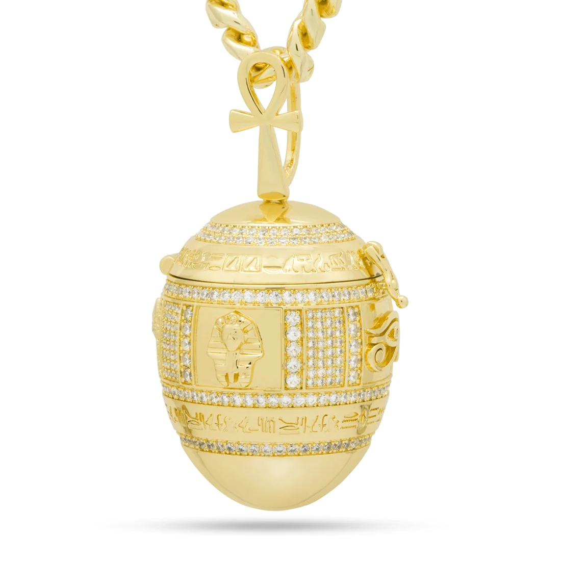 Golden Stash Egg of the Pharaoh Necklace