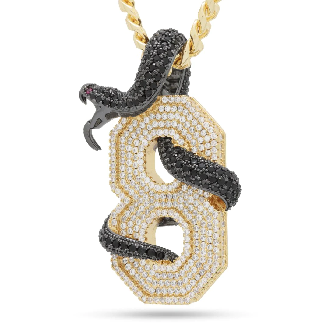 Black Mamba Number 8 Necklace