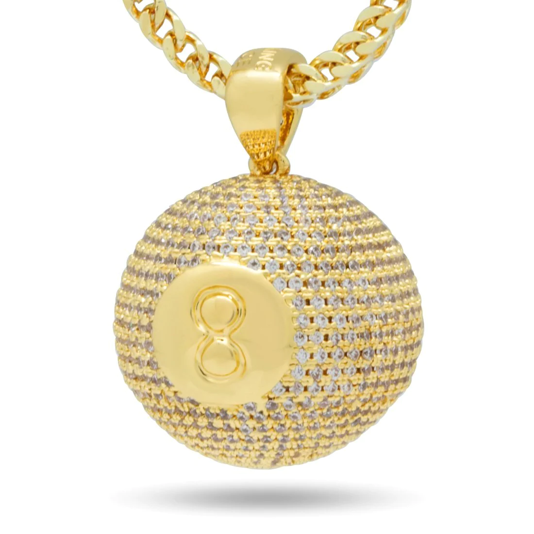 8-Ball Billiard Necklace