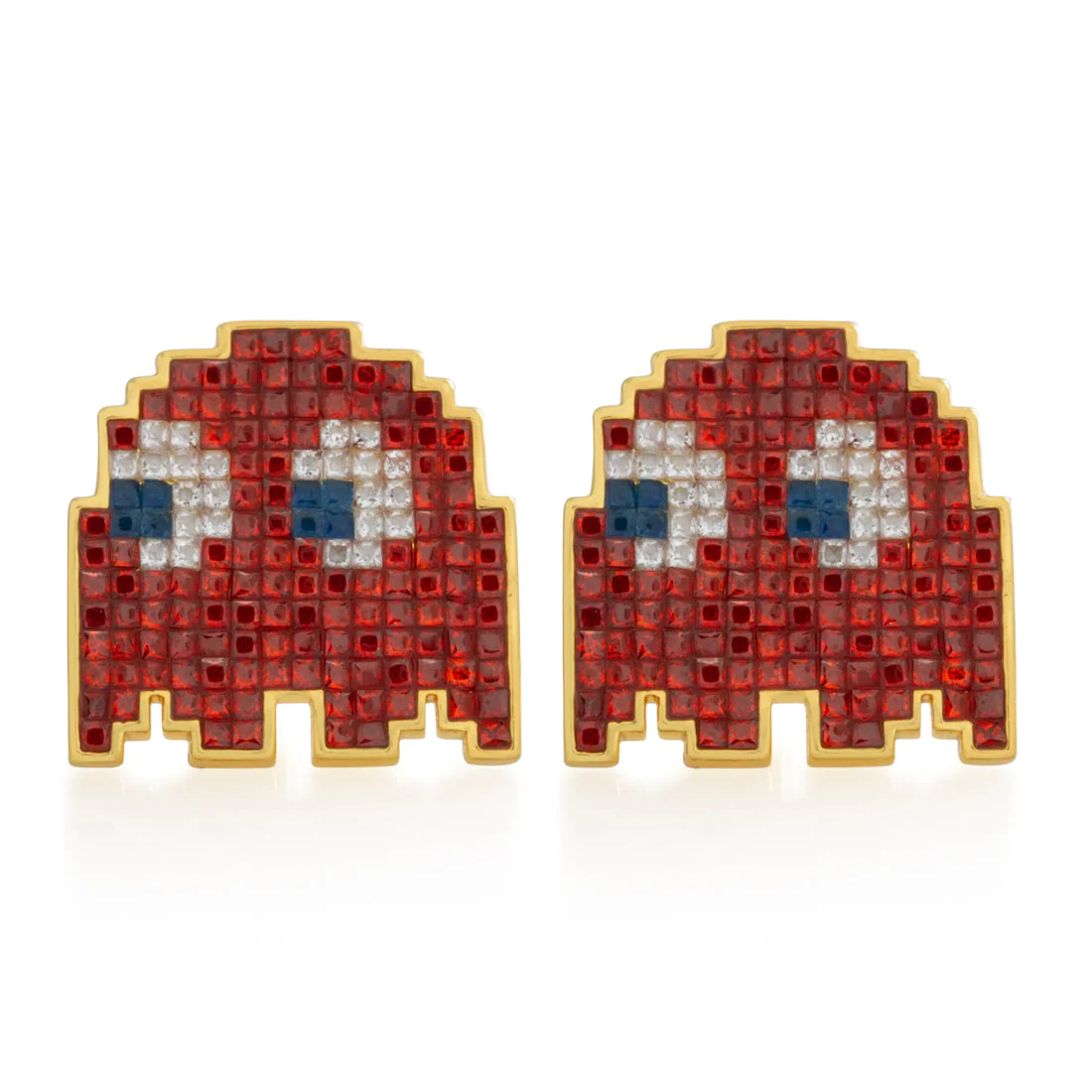 PAC-MAN x King Ice - Blinky Stud Earrings