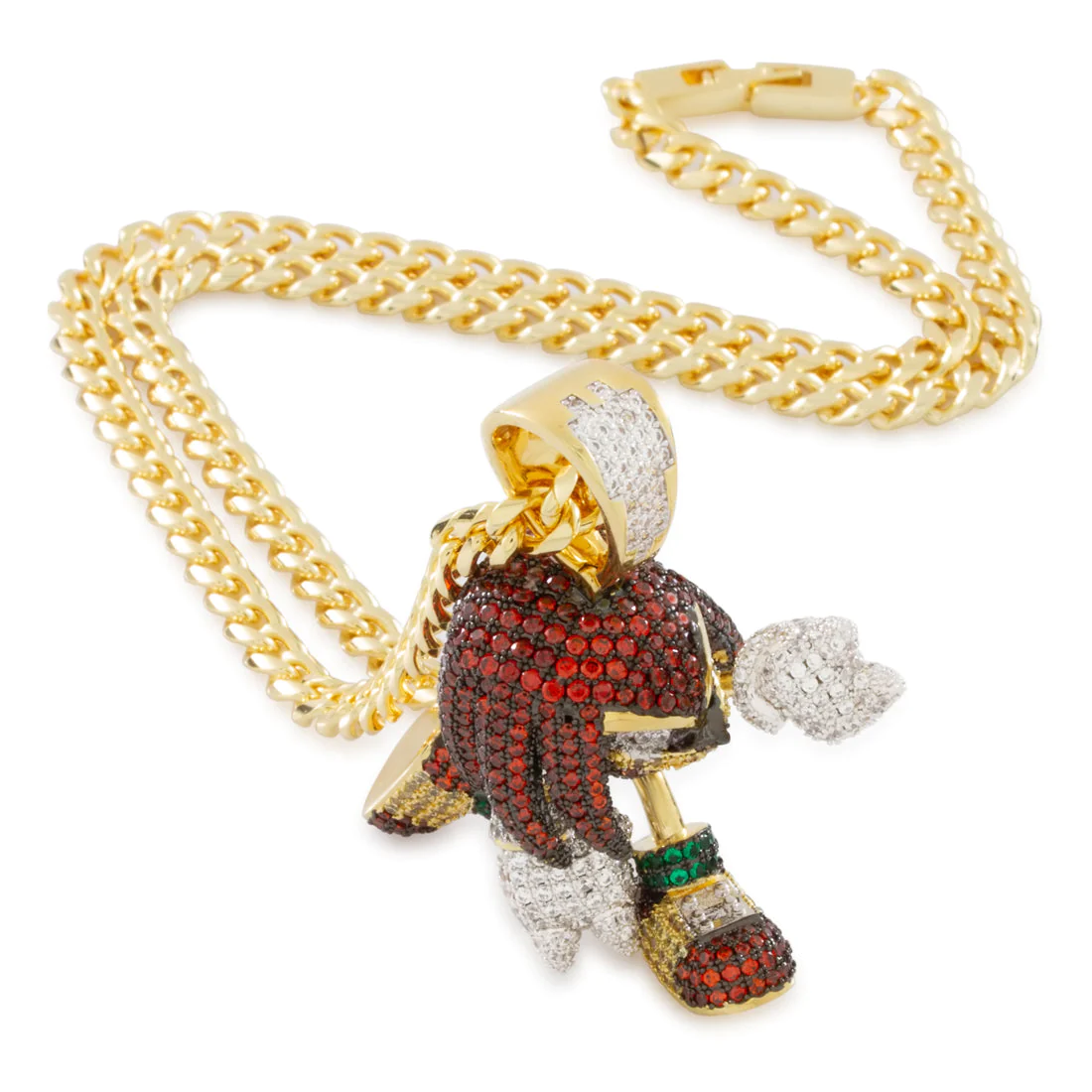 Sonic the Hedgehog x King Ice - Strong Knuckles Necklace