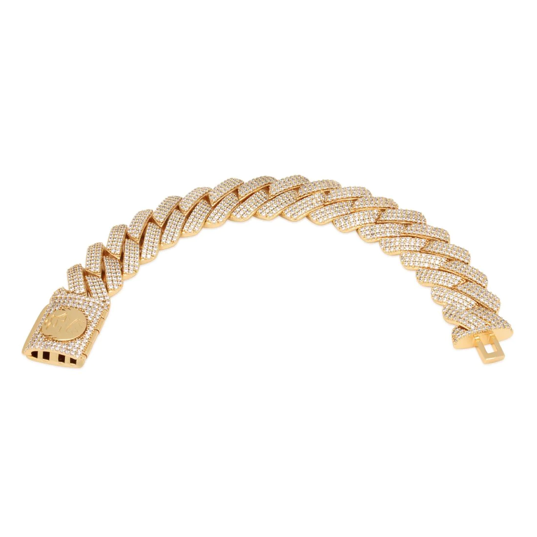 18mm Iced Diamond Cut Miami Cuban Link Bracelet