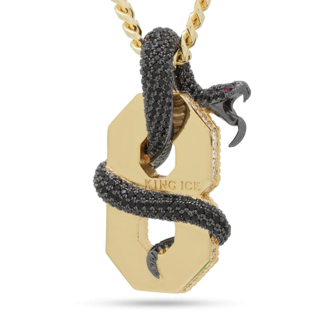 Black Mamba Number 8 Necklace