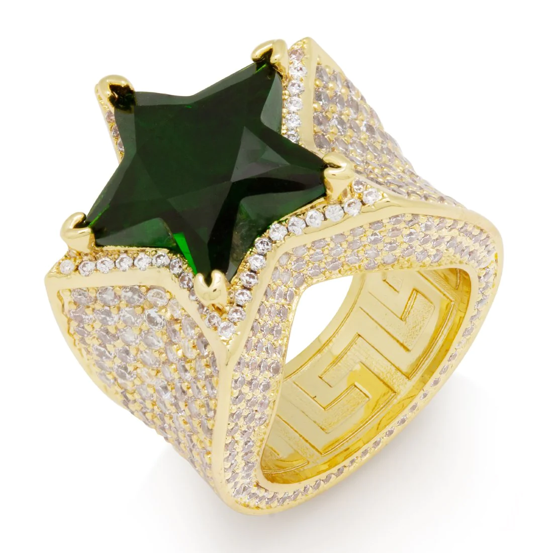 Emerald Star Ring