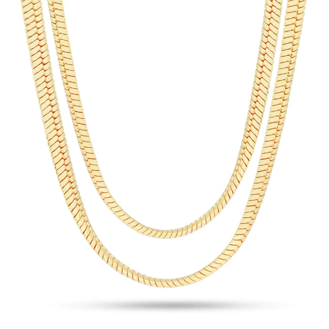 8mm Thick Herringbone Chain Choker Set