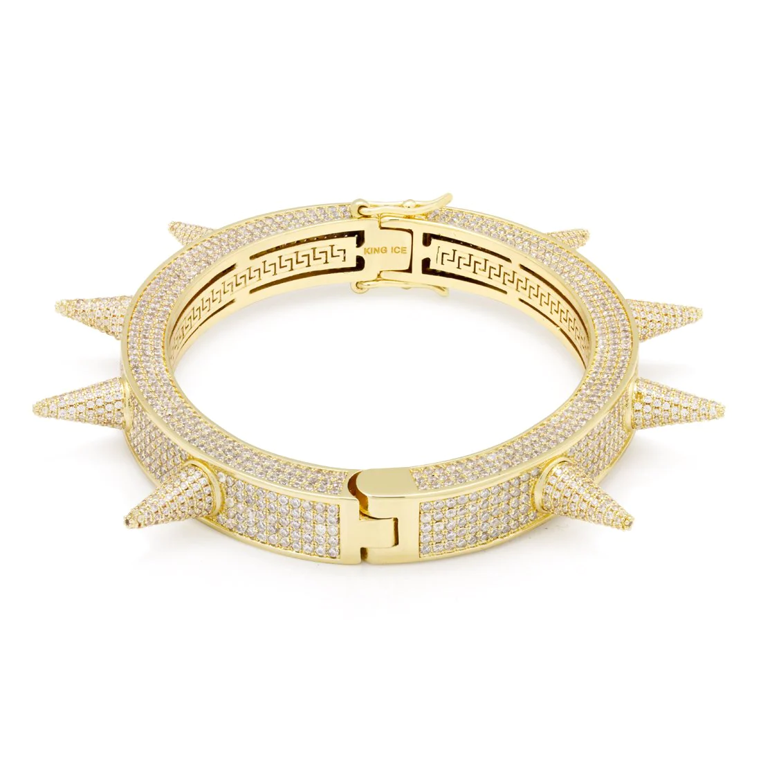4mm Spike Studded Bangle Bracelet