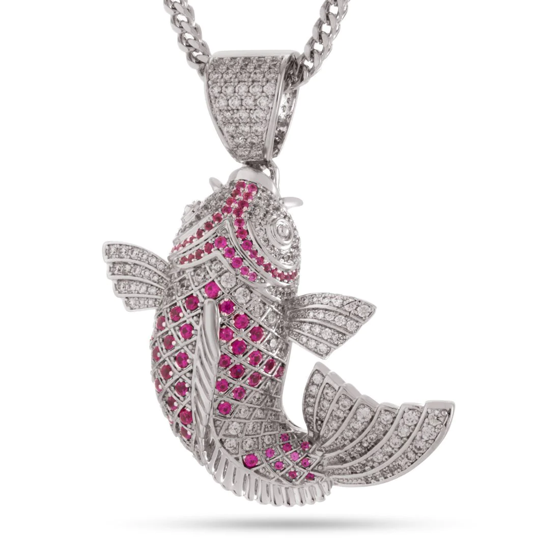 Gin Rin Kohaku Koi Fish Necklace