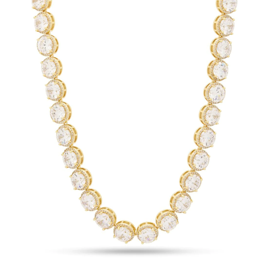 8mm Bezel-Set Tennis Chain