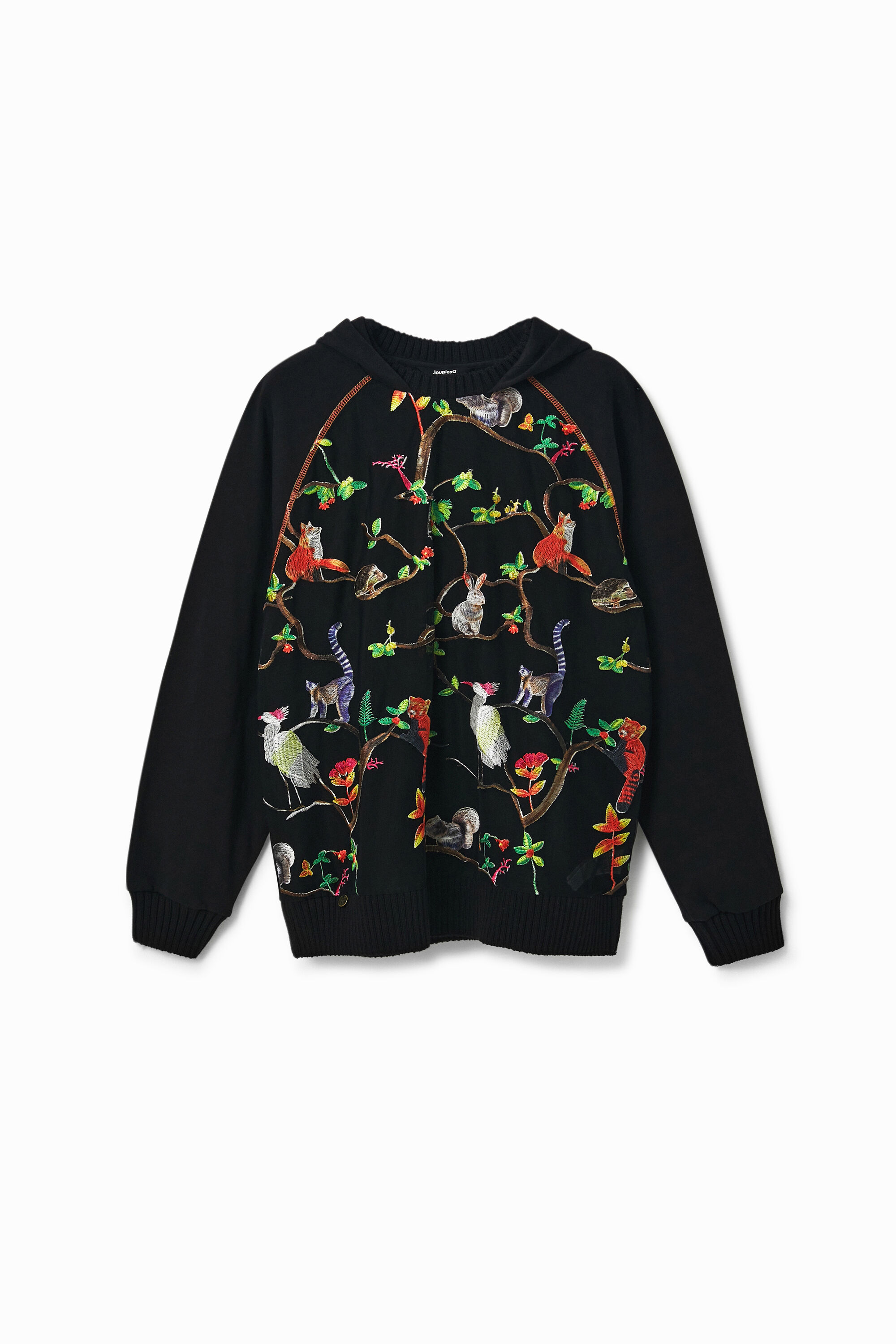 Sudadera bordados tul