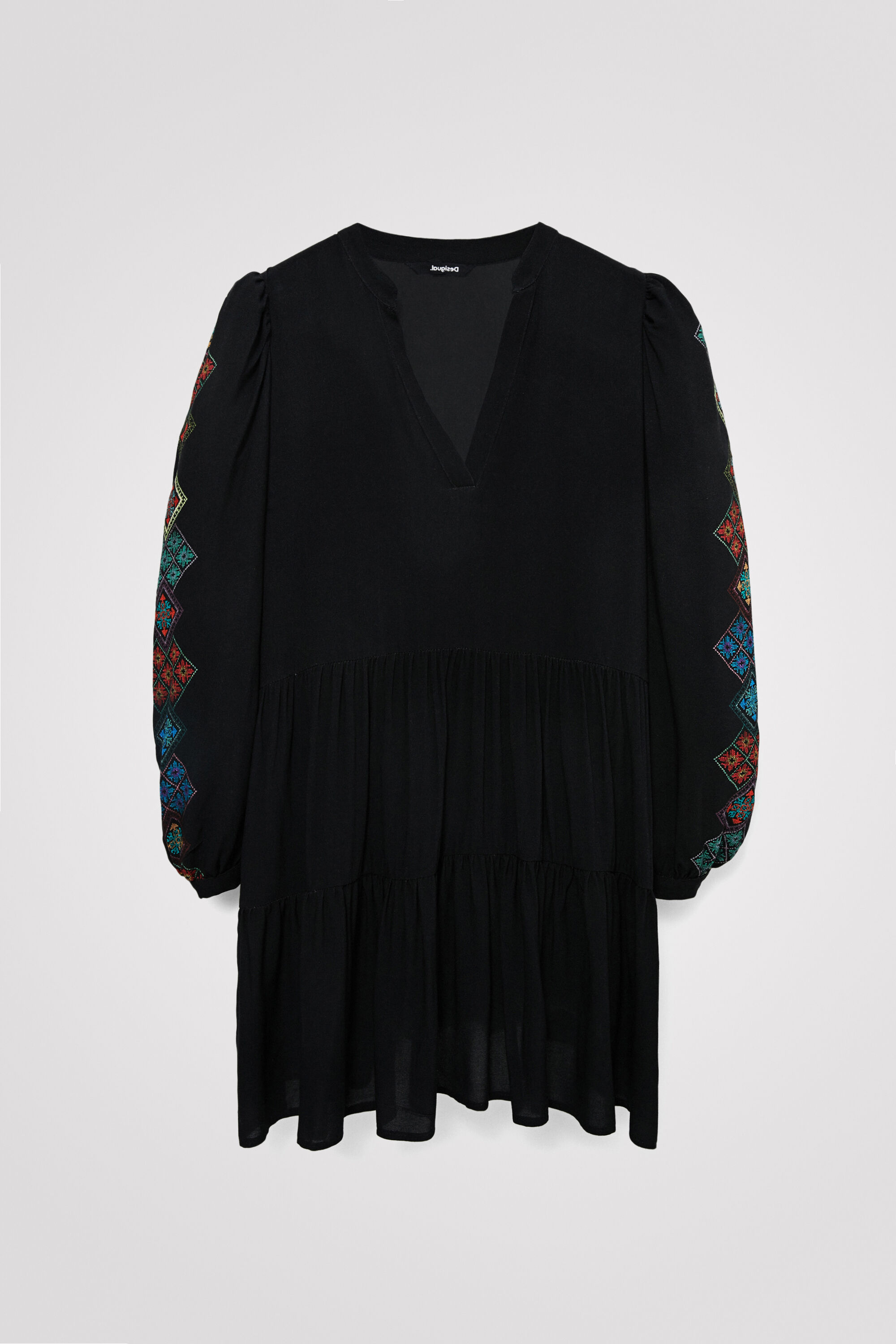 Vestido mangas &eacute;tnicas