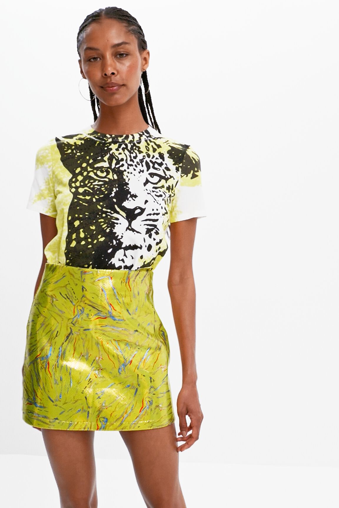 Minifalda slim arty