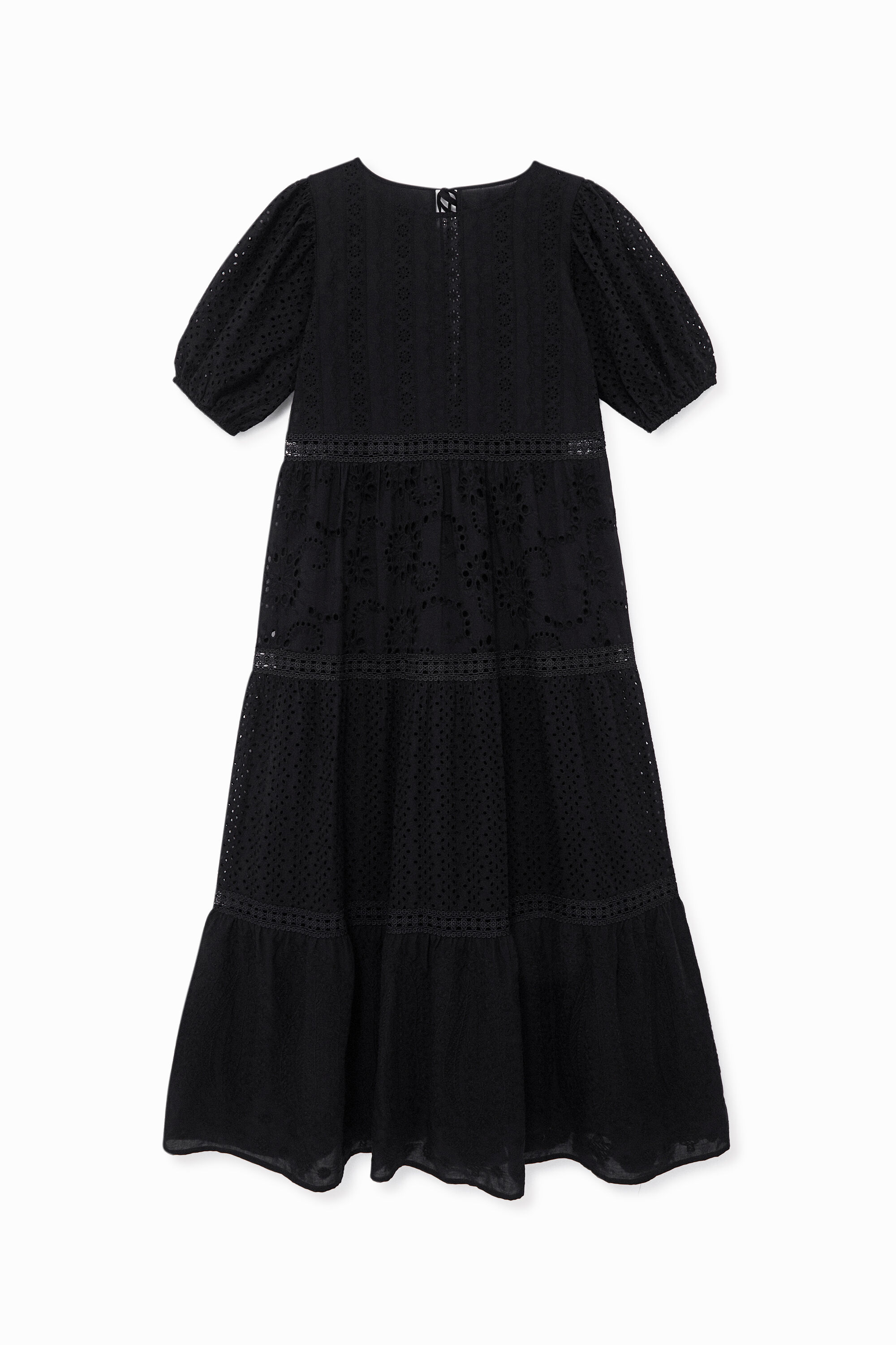 Vestido boho bordados