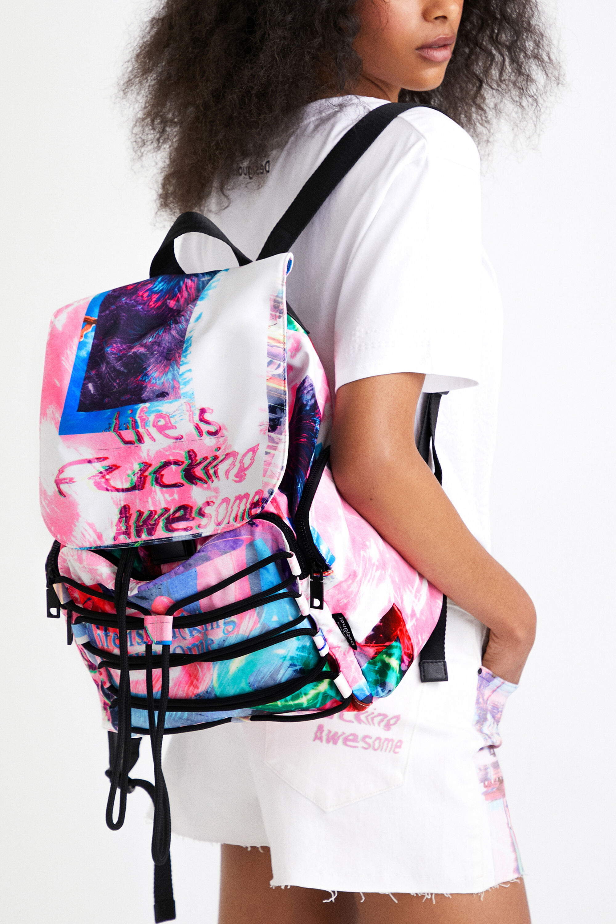 Mochila grande efectos visuales