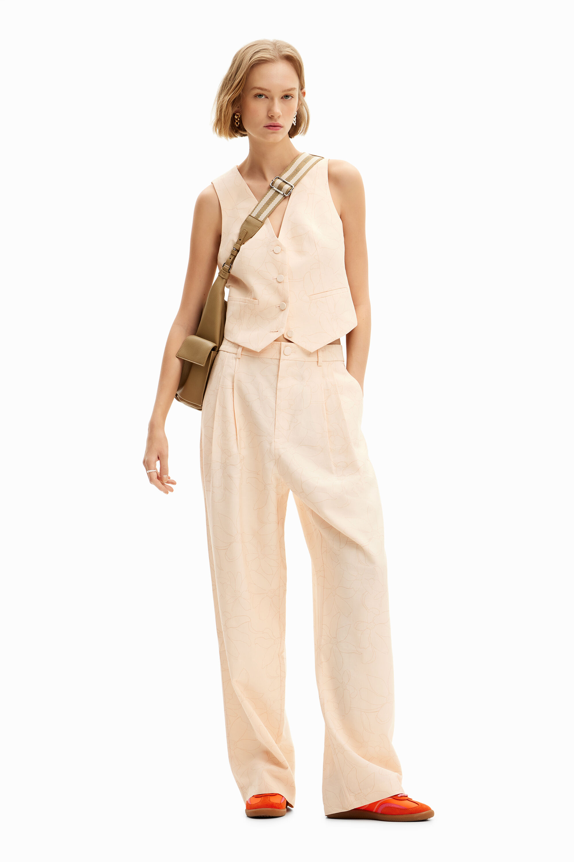 Pantal&oacute;n sastre floral