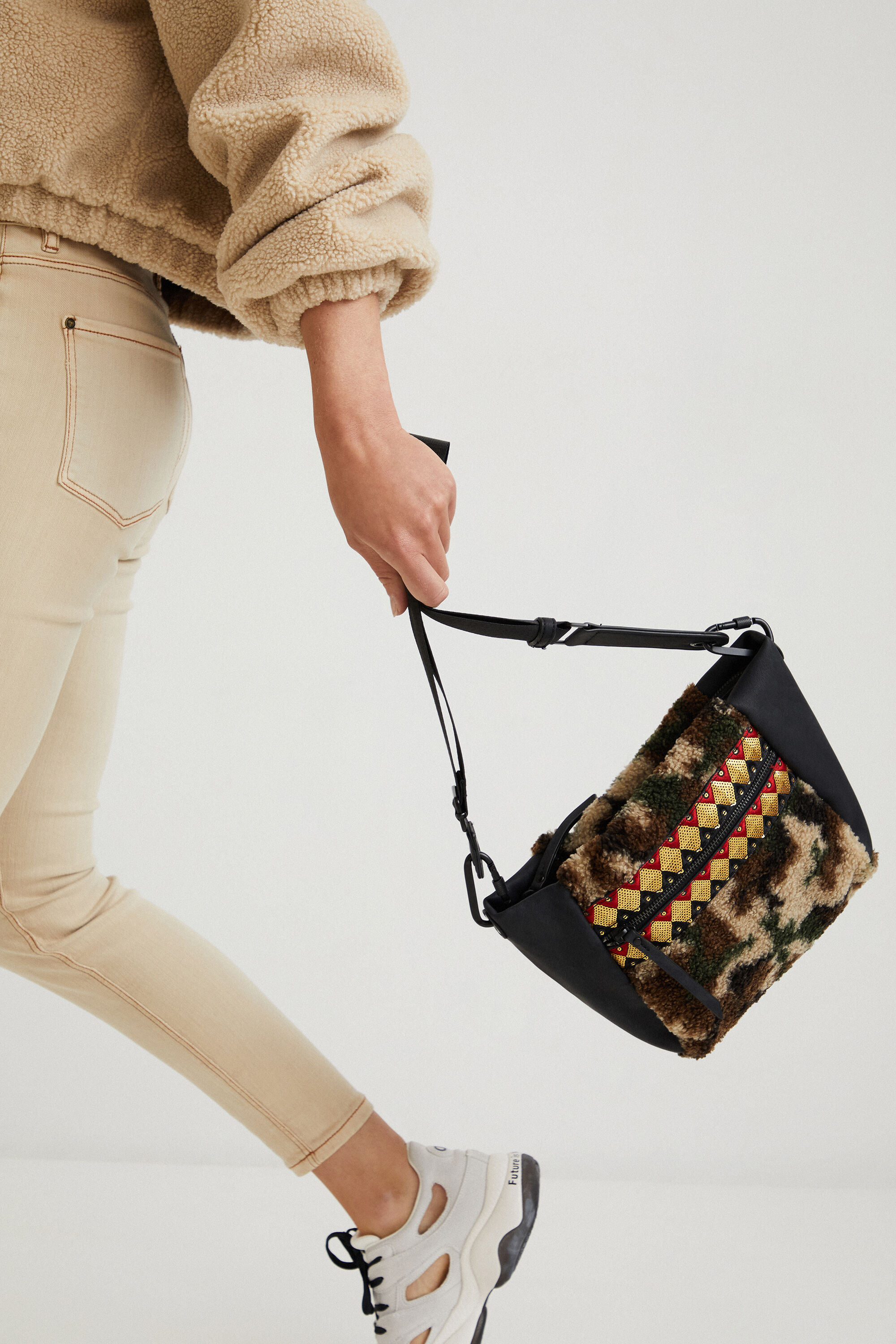 Bolso bandolera lana