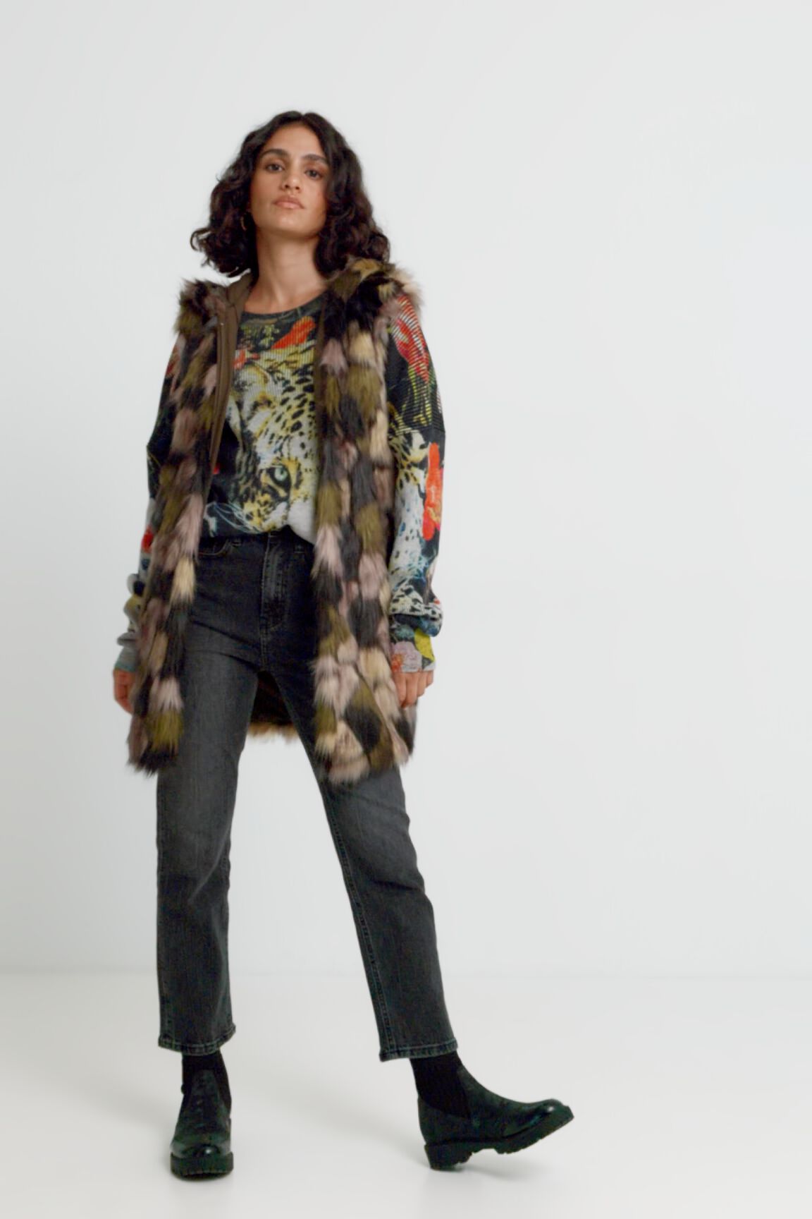 Parka militar reversible