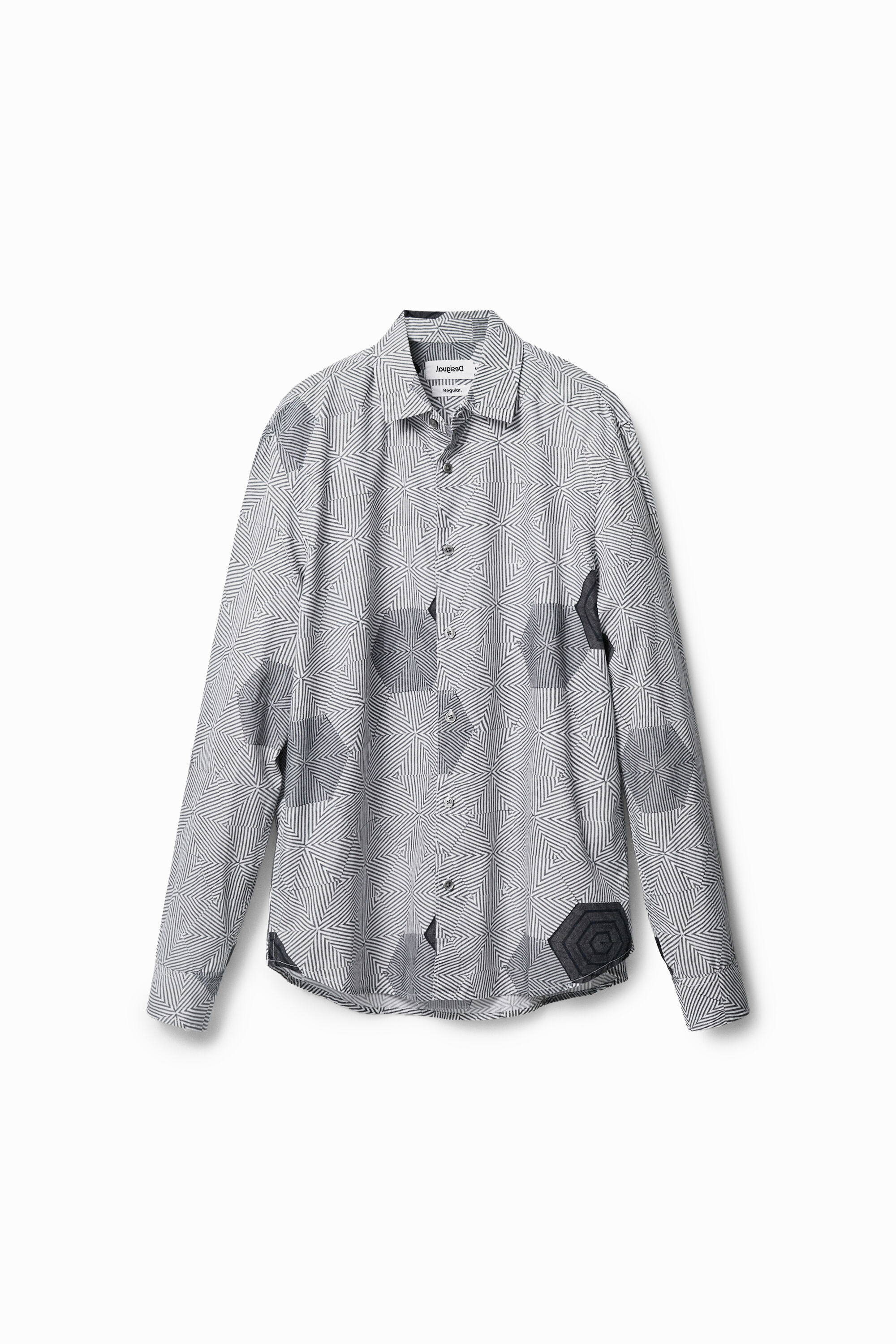 Camisa hex&aacute;gonos
