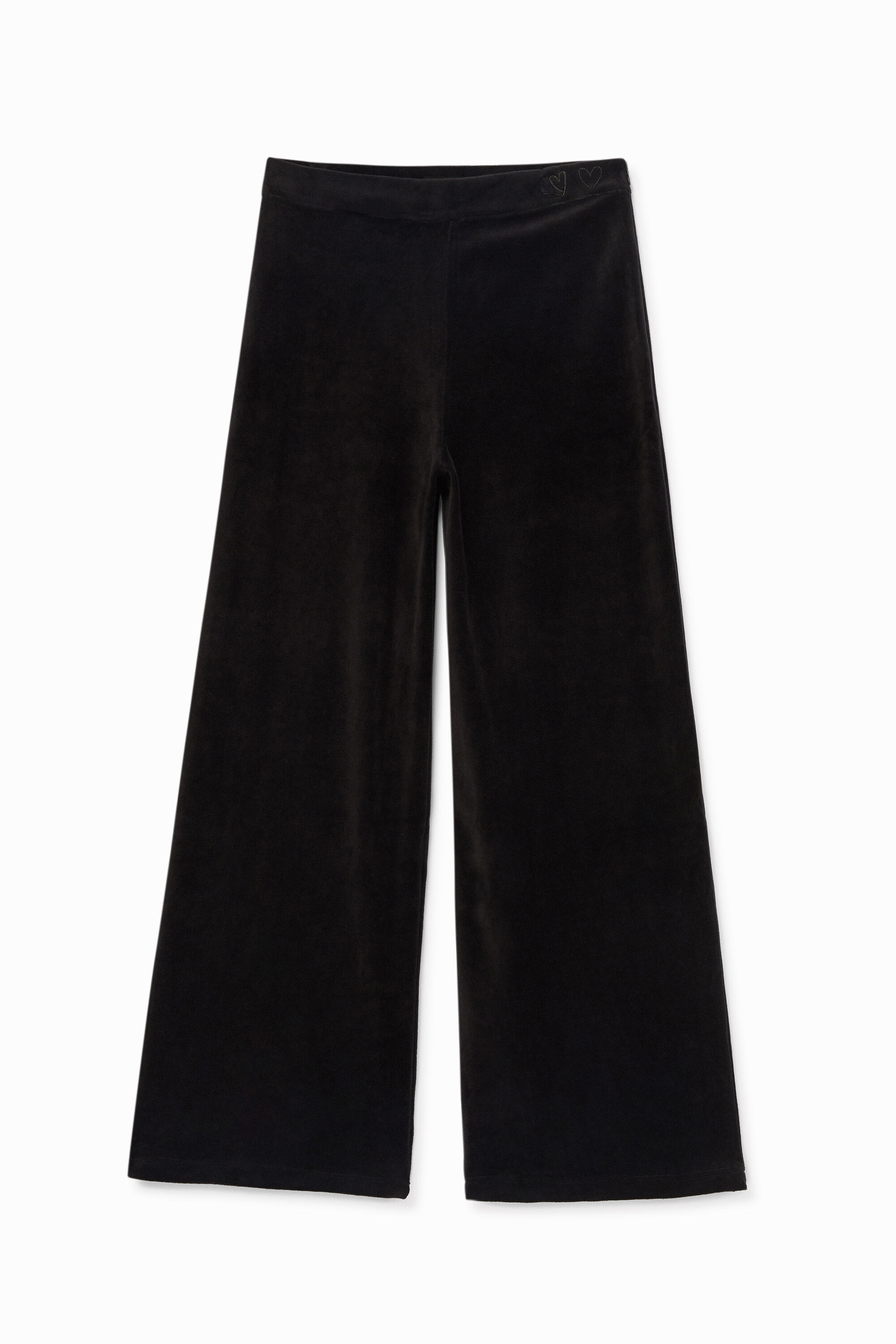 Pantal&oacute;n campana aterciopelado