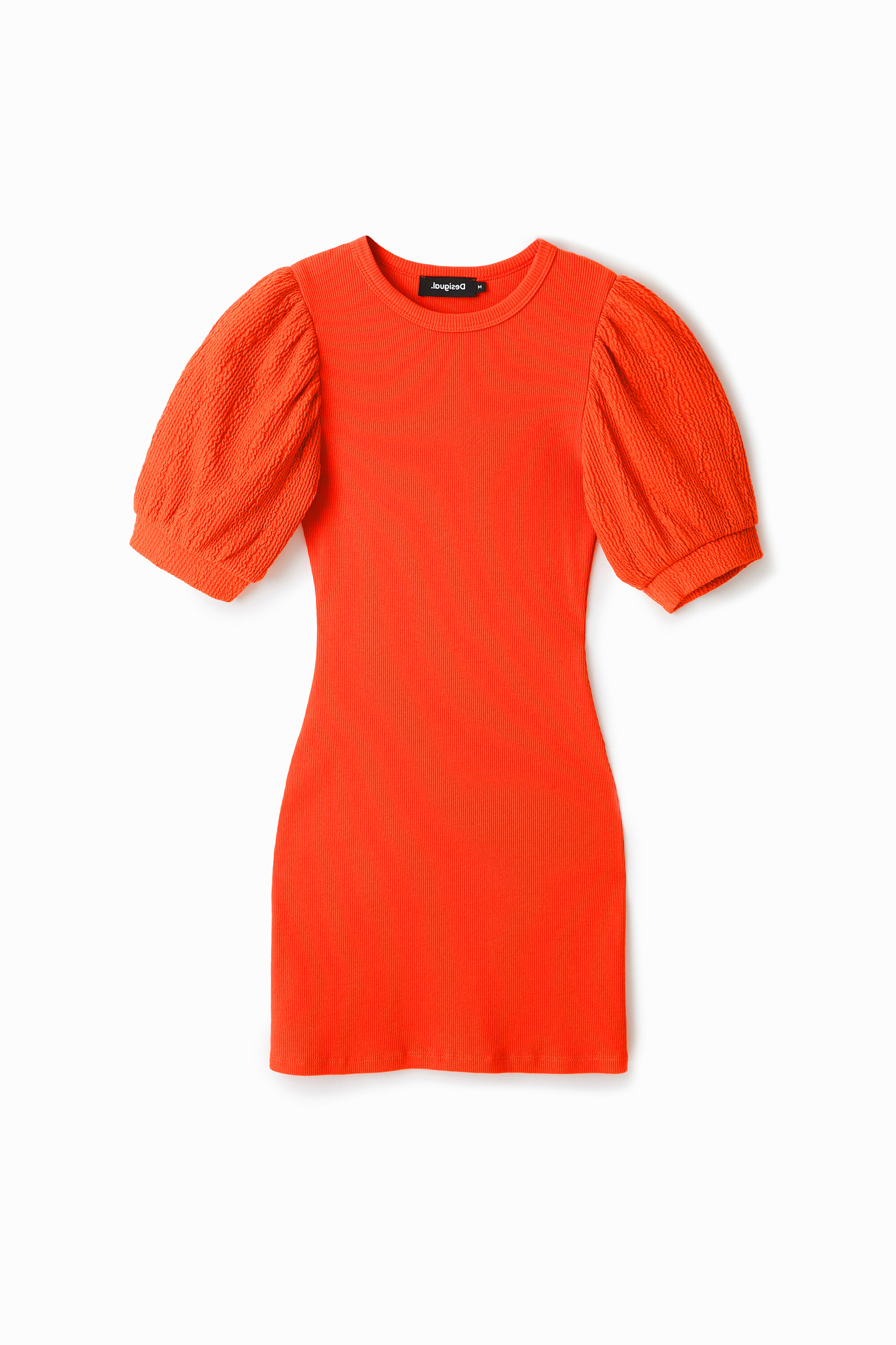 Vestido corto slim coral