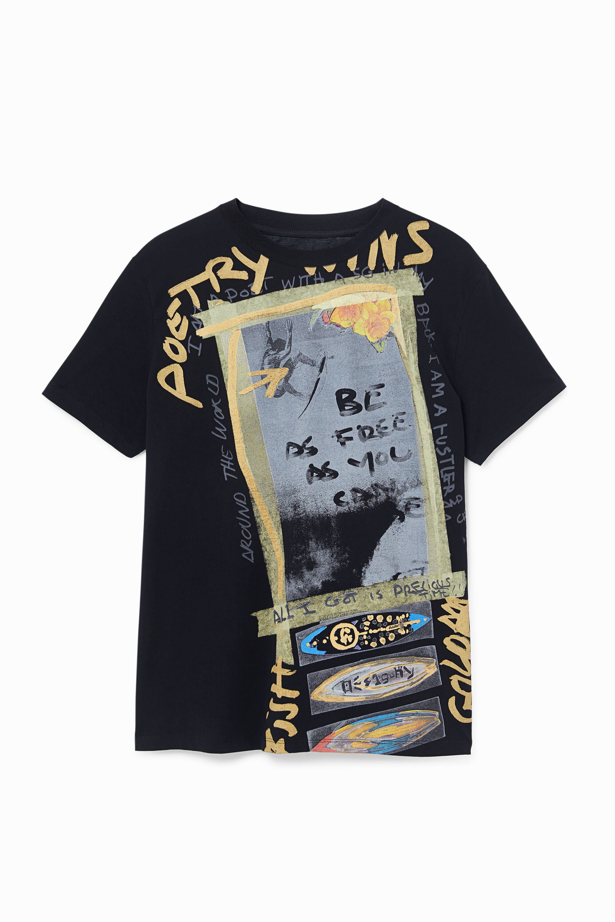 Camiseta surf 100% algod&oacute;n