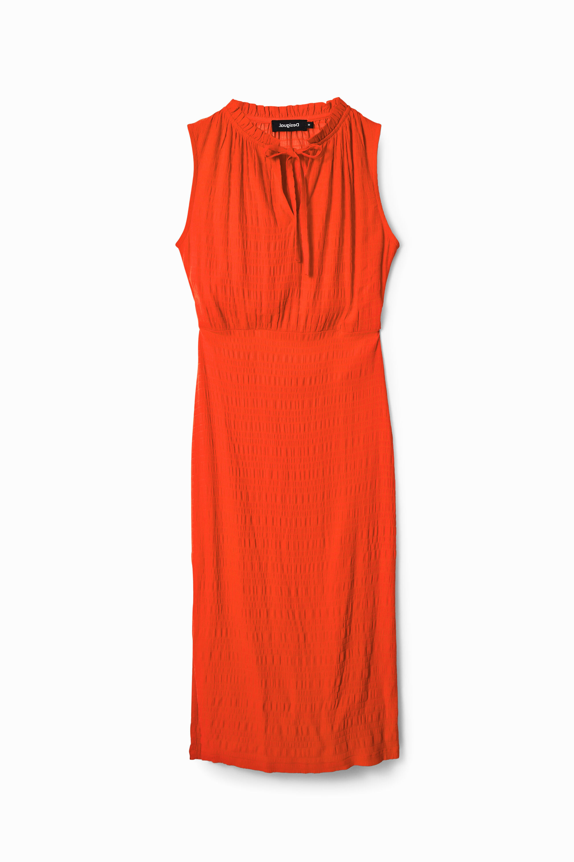 Vestido midi textura